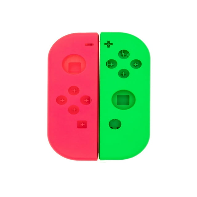 Coque de Boîtier de Remplacement pour Manette Nintendo Switch Joy-Con - Rouge / Vert