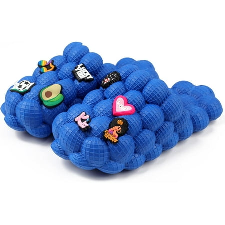 

Bubble Slides for Women/Men Massage Bubble Slippers Funny Bubble Shoes Unisex Breathable Beach Sandals Non-slip Spa Slippers Home Bedroom Shower Trendy Ball Slippers