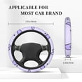 thumbnail image 5 of LNWH Car Steering Wheel Cover，Thickened Wear-Resistant Car Steering Wheel Cover Universal Fits Most Cars-Spark Love Heart Pattern, 5 of 8