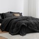 thumbnail image 1 of Set de edredón Love's Cabin Full Black, 7 piezas, cama doble, 1 of 9