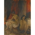 thumbnail image 2 of James Jebusa Shannon 19x24 Black Ornate Framed Double Matted Museum Art Print Titled: The Green Apple, 2 of 5