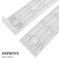 thumbnail image 3 of BESTYASH 10Pcs Boat Trailer Slide Pads White Low Friction Bunk Slides for Launching and Loading, 3 of 8
