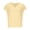 (Style 142)Yellow, variant on NuoCaiYun Eyelet Tops for Women Summer V Neck Short Sleeve Shirts Fashion Smocked Waist Crop Top Casual Plain T Shirts