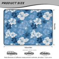 thumbnail image 7 of XYZCANDO Hawaiian Floral Rear Cargo Protector 29" x 39", Universal Waterproof Trunk Mat, Non-Slip Easy Clean Durable Polyester Liner for SUVs & Sedans, 7 of 7