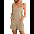 thumbnail image 1 of Mono de Verano Sin Mangas para Mujer, Holgado y Ajustable, Ideal para Playa, Viajes y Vacaciones, con Bolsillos. Albaricoque S, 1 of 8