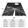 thumbnail image 3 of Salouo Futuristic Moonlit Cityscape Print Bed Blankets,Flannel Blanket Comfortable Air Conditioning Blanket Lightweight Blanket for Sofa Bed Travel & Couch -80"x60", 3 of 8