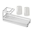 thumbnail image 2 of Bathroom Toothbrush Holder Nonslip Toothbrush Storage Rack for Vanity Makeup white with cups, 2 of 8