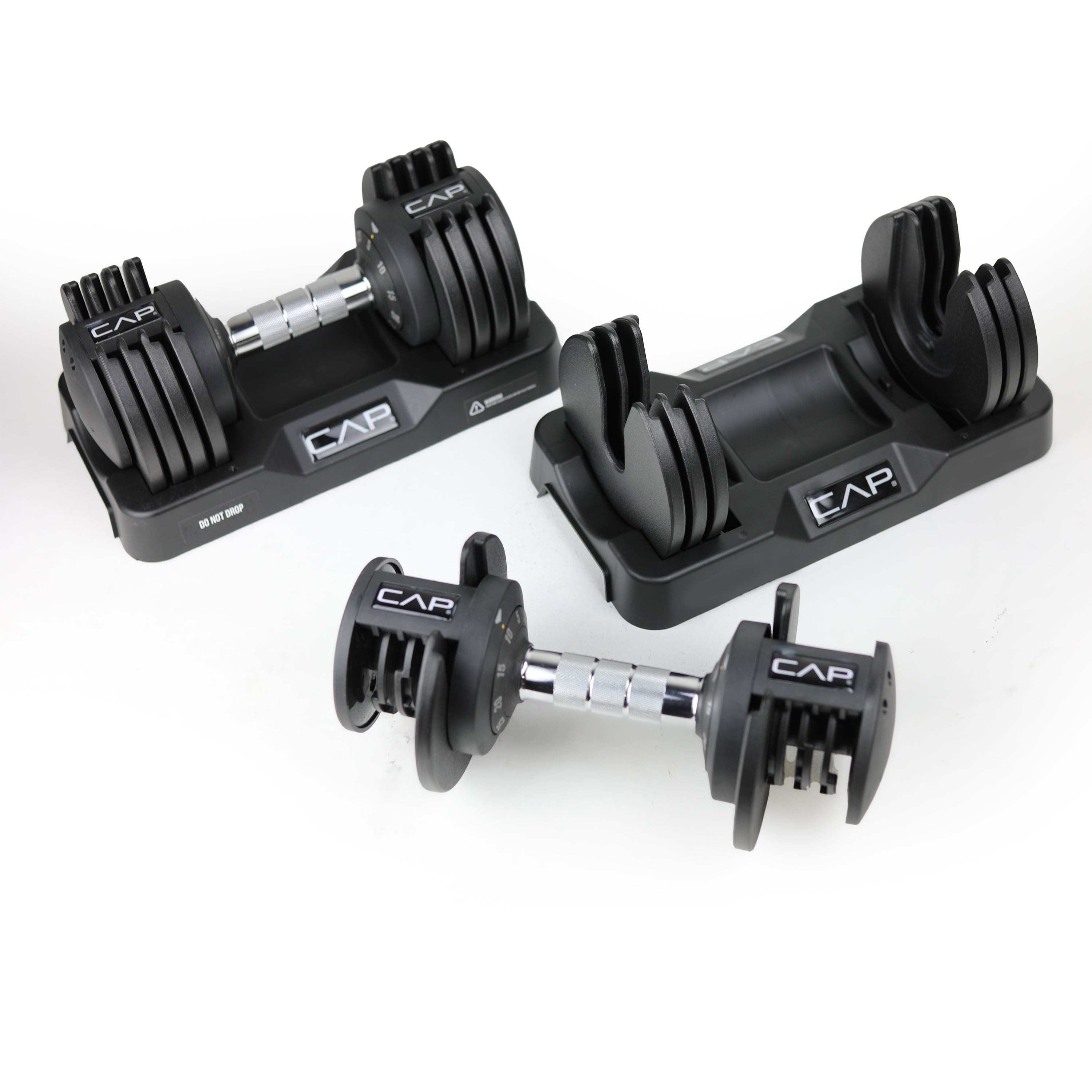 Ready to Ship FAST SHIPPING CAP Dumbbell 40 lb Adjustable Vinyl Set In Hand 
