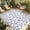 Blue, variant on Sage Green Botanical Outdoor Rug for Patio/Deck/Porch, Non-Slip Large Area Rug 6 x 9 Ft, Retro Blossom Floral Wildflower Indoor Outdoor Rugs Washable Area Rugs, Reversible Camping Rug Carpet Runner