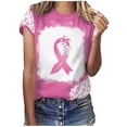 thumbnail image 2 of Pntutb Moda Mujer Causal Cuello en V Blusa Estampada Camiseta de Manga Corta Tops de Verano Pntutb Pntutb-2908, 2 of 5