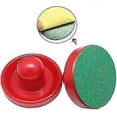 thumbnail image 3 of Air Hockey Pushers And Pucks Set - Table Mallet Goalies For Game Table, 3 of 5