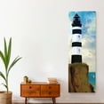 thumbnail image 4 of Creative Products Black and White Lighthouse 20 x 60 Canvas Wall Art, 4 of 5