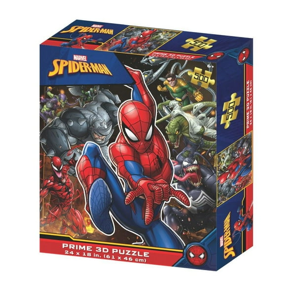 Marvel Spiderman Prime3D 500 Pc Puzzle Ages 6 