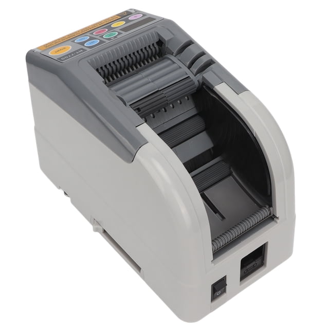 Máquina cortadora de cinta automática JAXUDA, dispensador de cinta circulante de 6 etapas y doble inducción, enchufe estadounidense de 110 V