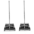 thumbnail image 4 of HLONK 2pcs Stainless Steel Dustpan Garbage Dustpan Home Cleaning Dustpan Refuse Container, 4 of 8