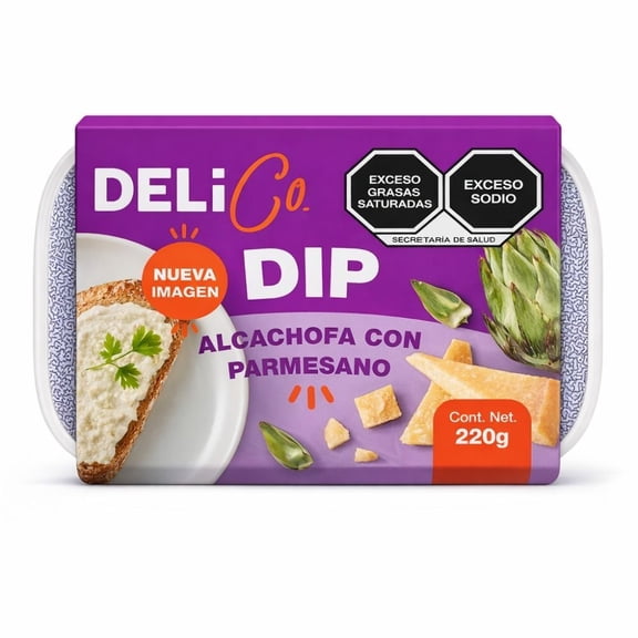Dip Delico de alcachofa con parmesano 220 g