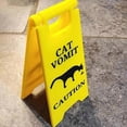 thumbnail image 4 of Cat Vomit Sign, Dog Vomit Sign, Funny Cat Signs Decor, Yard Warning Sign, 4 of 5