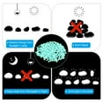 thumbnail image 6 of Unique Bargains 3000Pcs Glow Rocks 3-5mm Glow Pebbles Luminous Stones Decor DIY Blue, 6 of 7
