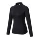 thumbnail image 1 of Sonducket Ropa interior térmica de poliéster para mujer, abrigo portátil de manga larga de secado rápido, ropa atlética de Yoga, abrigo es Prendas para la parte del cuerpo Negro XXL, 1 of 6