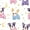 Bull Dog Puppies Pattern, variant on FORMRS Acrylic Clipboard with Low Profile Clip Standard A4 Letter Size, 12.5" x 9", Broccoli Pattern
