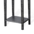thumbnail image 4 of Rena Side End Table with 1 Drawer, 17 Inch Rustic Black Mahogany Wood, 4 of 5