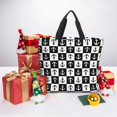 thumbnail image 6 of Pofeuu Nautical Anchors1 Print Tote Bag for Women,Hobo HandBags with Zipper,Large Capacity Casual Shoulder Handbags with Inner Pockets, 6 of 7
