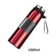thumbnail image 2 of Wosthever Taza de gran capacidad, botella de agua aislada, soportes térmicos a prueba de fugas para negocios, termo de viaje para oficina, Teteras Rojo/1000ml, 2 of 6