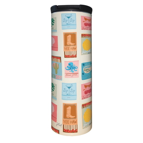 Highland Home Matchbooks 17 oz. Stainless Steel Tumbler w/Lid