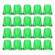 thumbnail image 1 of 20pcs mochila de cuerda de poliéster, bolsa de cincha, verde, 1 of 7