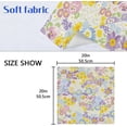 thumbnail image 6 of Cloth Napkins 6PCS Blooming Flowers Dinner Table Napkin Decorative for Family Party Restaurant Wedding Use 20 Inch Washcloth Gift, 6 of 7