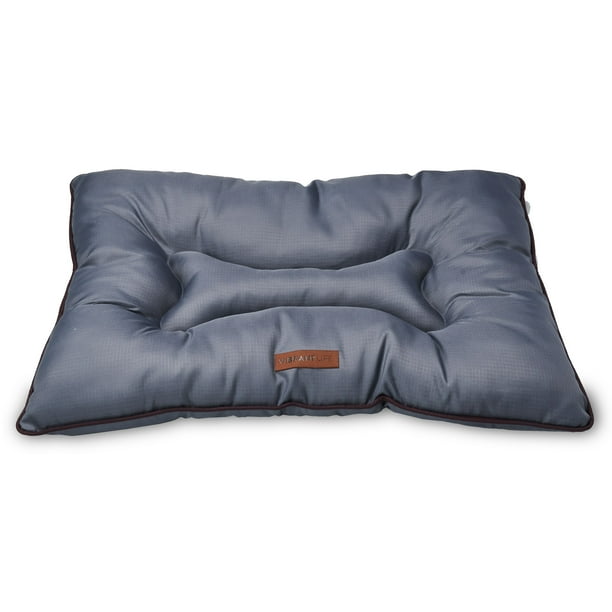 Vibrant Life 27 X 36 Ruff N Tuff Indoor Outdoor Durable Pet Bed Medium Gray Walmart Com Walmart Com