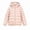 Pink, variant on ITSAME Girls Quilted Puffer Jacket (0-15) Full Zip Hooded Long Sleeve Lightweight Winter Warm Coat with Pockets Size 9