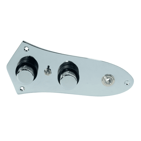 920D Fender '62 Jazz Bass Guitar Loaded Concentric Control Plate CHR/BK +