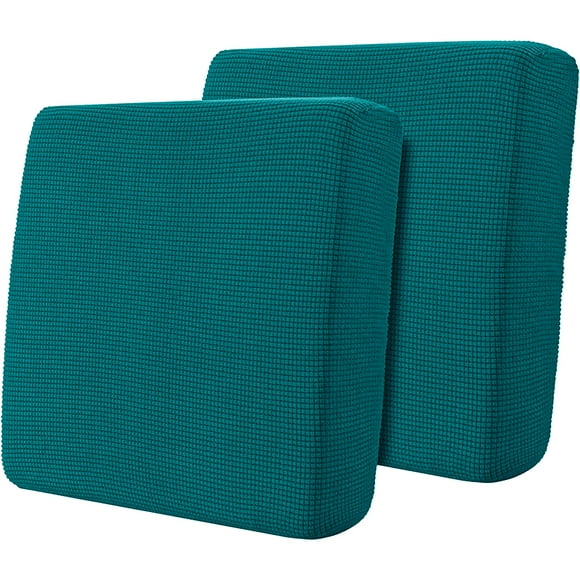 Hokway Stretch Couch Cushion Slipcovers Reversible Cushion Replacement Slipcovers Sofa Cushion Covers(Teal 2)
