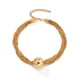 thumbnail image 5 of Sonducket Collar de mujer Collar de cadena torcida Festival en capas Aniversario Gargantilla ajustable Joyería de moda Novia Oro Gold 2piezas Sonducket CBP227559, 5 of 6