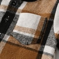 thumbnail image 5 of WIBACKER Boys Casual Sets Toddler Plaid Outfits Flannel Hooded Shirts + Sweatpants Kids Spring Fall Clothes Set, 5 of 7