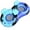 Blue, variant on Inflatable River Tube Float with Backrest & 2 Cup Holders, Heavy-Duty PVC Puncture-Resistent Raft, 91x50 Inch Oversized, Deluxe Pool Tube for Summer Relaxation