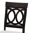 thumbnail image 6 of Baxton Studio Estelle Modern Grey Fabric and Dark Brown Finished Wood 5-Piece Dining Set, 6 of 11