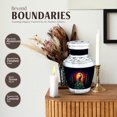 thumbnail image 3 of JAGASY Peacock Urn for Ashes for Women, Black Small Urns for Ashes Adult Male keepsake, Tree Red & Yellow Decorative Urns for Parents, Mini Cremation Urn for Mom & Dad, (3 Inch), 3 of 7