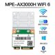 thumbnail image 3 of WiFi 6 MPE-AX3000H 2974Mbps Wireless Half Mini PCI-E Wifi Card, 3 of 4