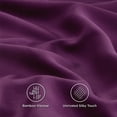 thumbnail image 2 of Cooling Pillow Cases Queen - Grey Viscose from Bamboo Pillowcase Set of 2, Cool Silk Pillowcases, Soft Chill & Breathable Pillow Covers with Envelope Closure, Gift for her, 20x30 inches Purple, 2 of 6