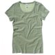 thumbnail image 1 of B&C Camiseta de manga corta con cuello redondo en canalé fino para chica/mujer (Verde musgo), 1 of 1