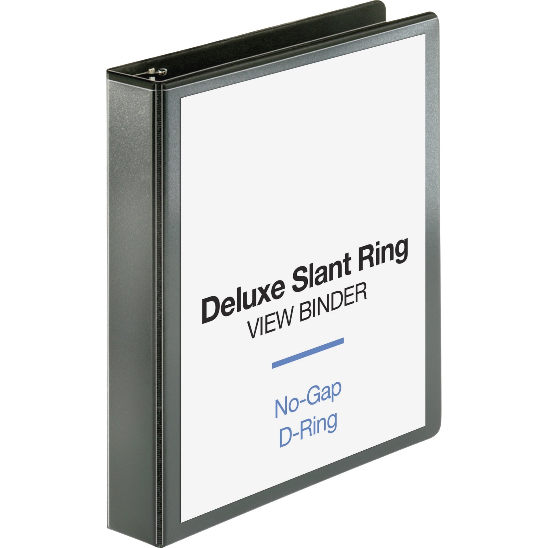 Business Source, BSN62466, Slant-D Ring Binder, 1 Each, Black