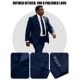 thumbnail image 6 of Men's Big & Tall 2-Piece Suit Set - Single Button for Wedding, Business & Formal Occasions, 6 of 11