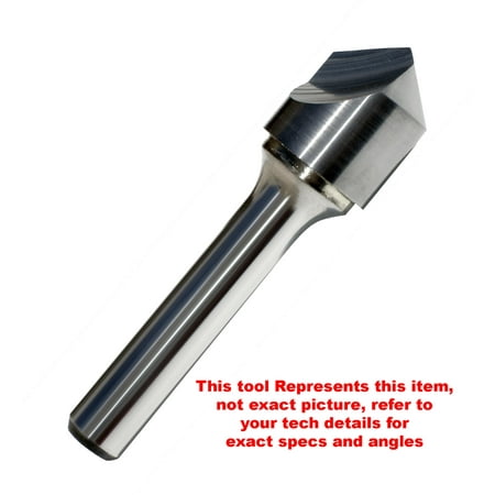 

1/8 60° Included Angle 1 Flute Solid Carbide Single End Countersink