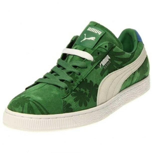 PUMA - Puma Suede Classic Mens Green/White Sneakers - Walmart.com ...