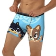thumbnail image 3 of Lsque Bluey Pattern Men's Performance Stretch Underwear, Athletic Long Leg Briefs，Moisture-Wicking-Small, 3 of 6