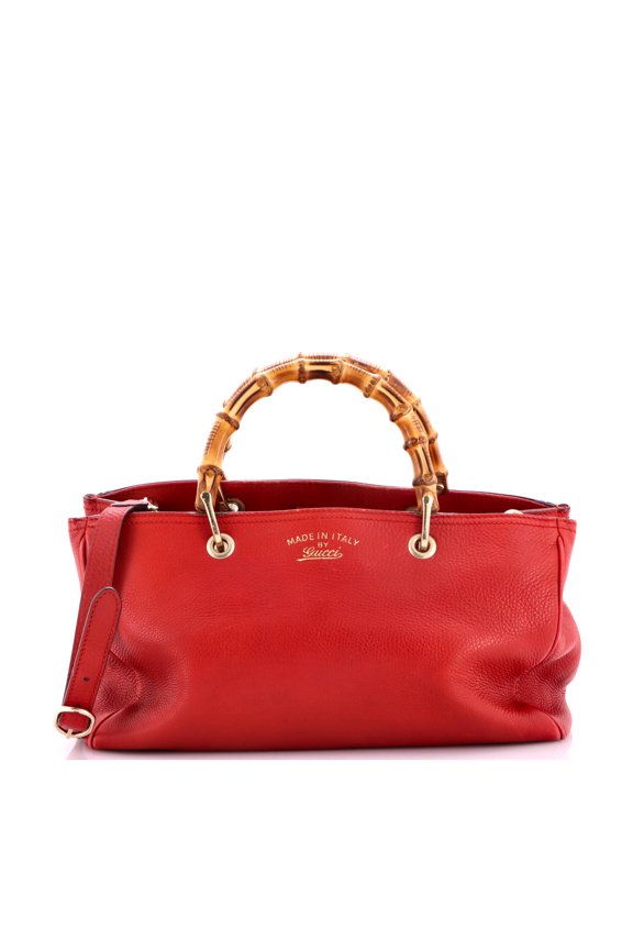 Pre-Owned Bamboo Shopper Tote Leather Medium By Rebag