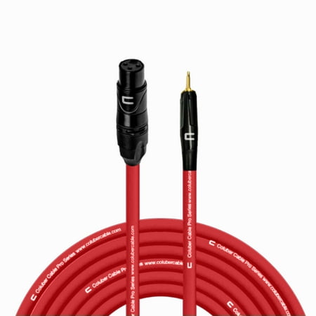 Coluber Cable Unbalanced XLR Female Cable to 3.5 TS Male - 3-Pin Connector