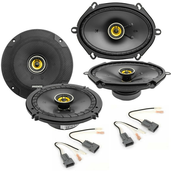 Kicker CS Series Factory Speaker Replacement Package for 1987-1996 Ford F-250, F-350, F-150